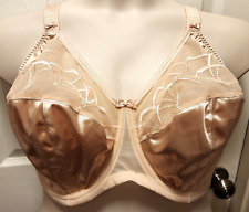 NEW - Elomi - beige underwire semi-sheer full coverage soft cup bra - size 38J for sale  Shipping to South Africa