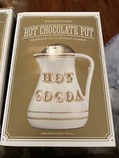 Usado, Williams- Sonoma Hot Cocoa Chocolate Cerámica Batido a Batería Batido segunda mano  Embacar hacia Argentina