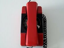 Used, Vintage Red Telkom Bratek Rotary Telephone Made in Poland for sale  Shipping to South Africa