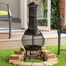 Steel chiminea fire for sale  Shipping to Ireland