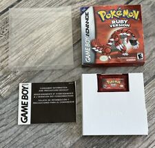 Pokemon Rubí Gameboy Advance En Caja Auténtica Batería Nueva Envío Rápido segunda mano  Embacar hacia Argentina