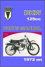 DKW Peças Manual 125cc Enduro Motocross Hornet Boondocker 1972 1973 no Catálogo comprar usado  Enviando para Brazil