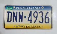 Pennsylvania license plate for sale  North Stonington