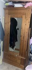 Solid pine wardrobe for sale  PENZANCE