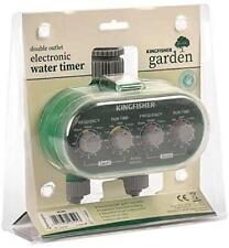 Twin Outlet Electric Automatic Electronic Garden Watering Timer Clock for sale  Shipping to South Africa