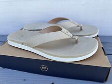 Sandalias Peter Millar Golf Hyperlight Chanclas Cuero Color Piedra Talla 12 segunda mano  Embacar hacia Argentina