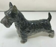 Estatuilla grande vintage japonesa de porcelana perro Schnauzer  segunda mano  Embacar hacia Argentina