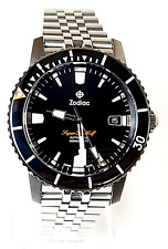 ZODIAC SWISS MEN'S SUPER SEA WOLF 53 COMPRESSION AUTO WATCH. LE #367,  ZO9288 for sale  Shipping to South Africa