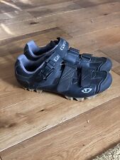 Giro Privateer MTB Gravel Cycling shoes UK 8.5 Two Bolt Cleat Black/Gum Eu43, used for sale  Shipping to South Africa