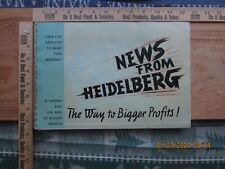News heidelberg printing for sale  Dover Foxcroft