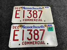 Massachusetts license plates for sale  West Springfield
