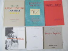 Lote de 6 - Livros de arte de referência e exposição de Joseph Beuys - ALEMÃO comprar usado  Enviando para Brazil