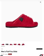 Sapatos chinelos vermelhos masculinos Ugg Fluff You 11  comprar usado  Enviando para Brazil