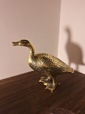 Vintage brass duck for sale  COALVILLE