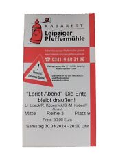 Tickets loriot abend gebraucht kaufen  Breitenbrunn/Erzgeb.