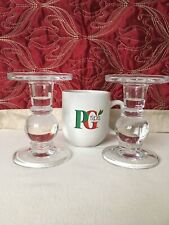 Pair crystal glass for sale  HAVERHILL