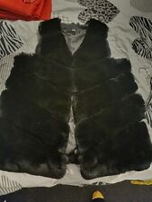 ladies black fur gilet for sale  NOTTINGHAM