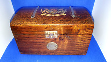 Wooden tea chest for sale  HAVERHILL