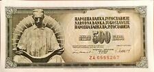 Jugosławia 500 dinar 1981 ZA pakiet zastępczy 100 sztuk UNC na sprzedaż  Wysyłka do Poland