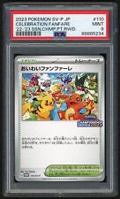 Pokemon Celebration Fanfare Promo 2023 110/SV-P Championship Series Estado perfeito PSA 9 comprar usado  Enviando para Brazil