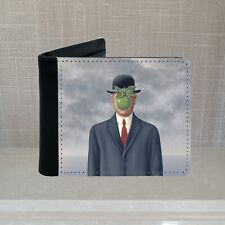 Billetera de cuero PU The Son of Man (arte, René Magritte) segunda mano  Embacar hacia Argentina