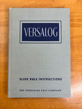 Usado, 1951 Versalog Slide Rule Instruções Engenharia Elétrica Mecânica Civil HC comprar usado  Enviando para Brazil
