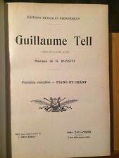 Rossini guillaume tell d'occasion  Rennes-