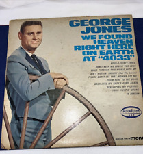 1966 GEORGE JONES LP  We Found Heaven Right Here On Earth At "4033" Musicor VTG for sale  Shipping to South Africa