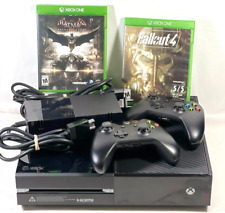 Microsoft Xbox One 1540 Black 365GB + Fallout 4, Arkham Knight, & 2 Controllers for sale  Shipping to South Africa