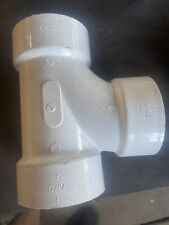 3 inch pvc pipe fittings 3” PVC Tee 3”x3”x3” Never Used for sale  Shipping to South Africa