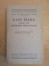 Karl marx biographie d'occasion  Pézenas
