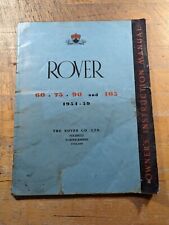 Rover 105 owners for sale  LITTLEHAMPTON