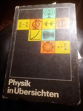 Physik übersichten ddr gebraucht kaufen  Leipzig