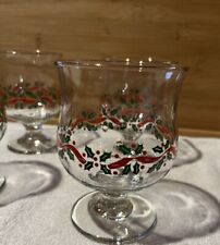 wine christmas goblets for sale  New Martinsville