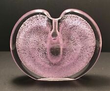 Vaso Michael Nourot Art Glass frasco de perfume rosa coração envolto SEM ROLHA comprar usado  Enviando para Brazil
