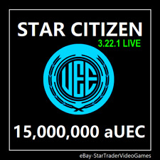 STAR CITIZEN - 15,000,000 aUEC (Alpha UEC) for 3.22.1 LIVE for sale  Shipping to South Africa