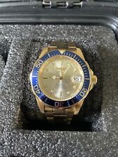 Relógio Invicta masculino Pro Diver 24 joias automático NH35A 18K placa de ouro SS champanhe comprar usado  Enviando para Brazil
