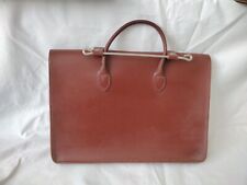 Chossy leather briefcase for sale  BUSHEY