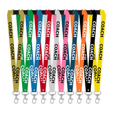 Coach printed lanyard for sale  HARROW