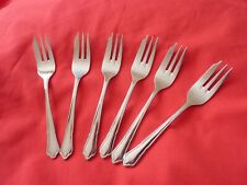 Used, 6 x Oneida Dubarry Pastry/cake forks (18/8) for sale  Shipping to South Africa