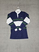 Camisa polo masculina Rugby Imports S azul marinho branca verde listrada manga longa comprar usado  Enviando para Brazil