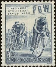 EBS Checoslovaquia 1953 - Paseo en bicicleta - Praga-Berlín-Varsovia - Michel 797 - Estampillada sin montar o nunca montada** segunda mano  Embacar hacia Argentina