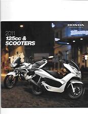 HONDA 125cc AND SCOOTER MODELS SALES BROCHURE JANUARY 2011 , used for sale  FRODSHAM