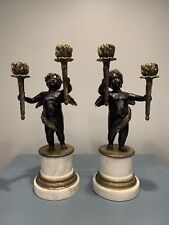 Antique pair bronze for sale  Godfrey