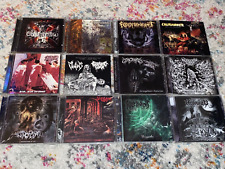 Lote de 12 CDs death metal abominante caixão garras horrorizadas Cristo negado comprar usado  Enviando para Brazil