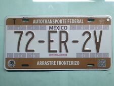 Matrícula Arrastre Fronterizo FPS México segunda mano  Embacar hacia Argentina