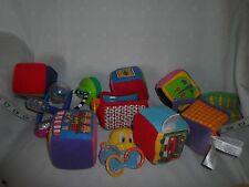 Blocos sensoriais de pelúcia 3" brinquedos educativos para bebês brinquedo musical cadeira alta 8" sucção comprar usado  Enviando para Brazil