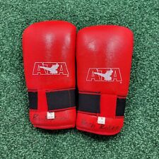Luvas ATA Taekwondo MMA artes marciais sparring vermelho karatê tamanho médio adulto comprar usado  Enviando para Brazil