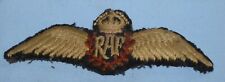 WW2 RAF ROYAL AIR FORCE PILOT WINGS PATCH MILITARY AIRFORCE BADGE WORLD WAR II for sale  SANDHURST
