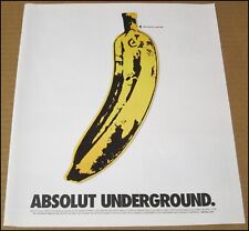 2003 Absolut Vodka Velvet Underground Print Ad 10"x12" Anúncio Andy Warhol, usado comprar usado  Enviando para Brazil